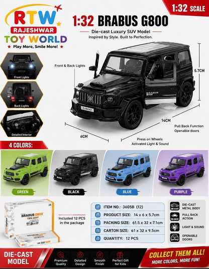 1:32 Die-Cast Brabus G800 Luxury SUV with Light & Sound