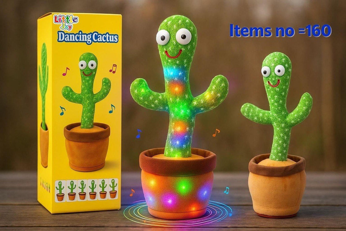 Dancing Cactus Toy with Lights & Music