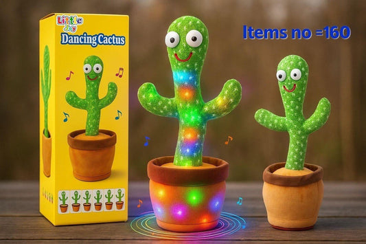 Dancing Cactus Toy with Lights & Music
