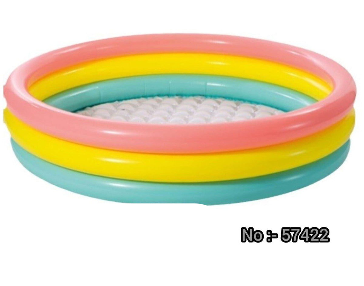 Intex Sunset Glow 3-Ring Baby Pool (Large)