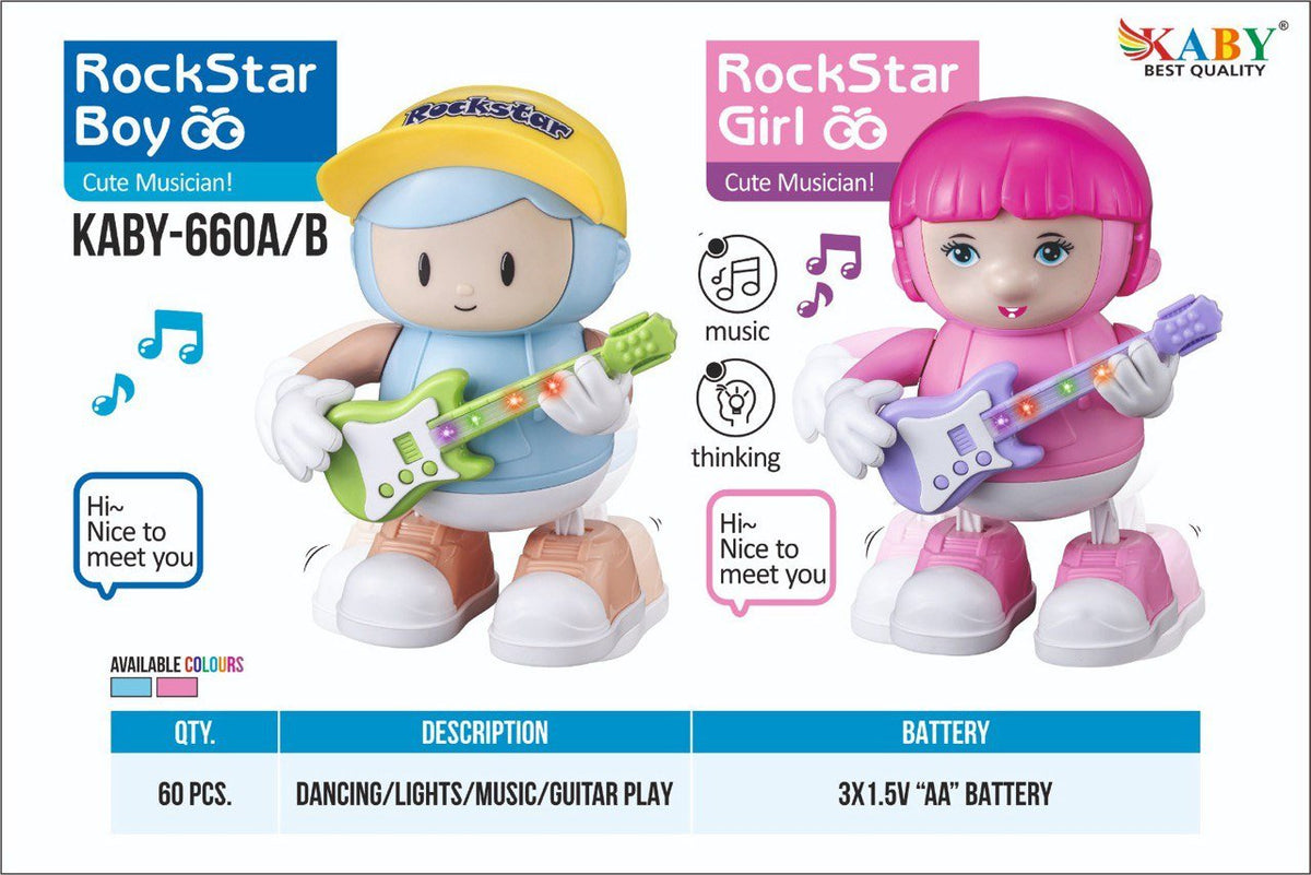 RockStar Boy / Girl Guitar Dancing Toy