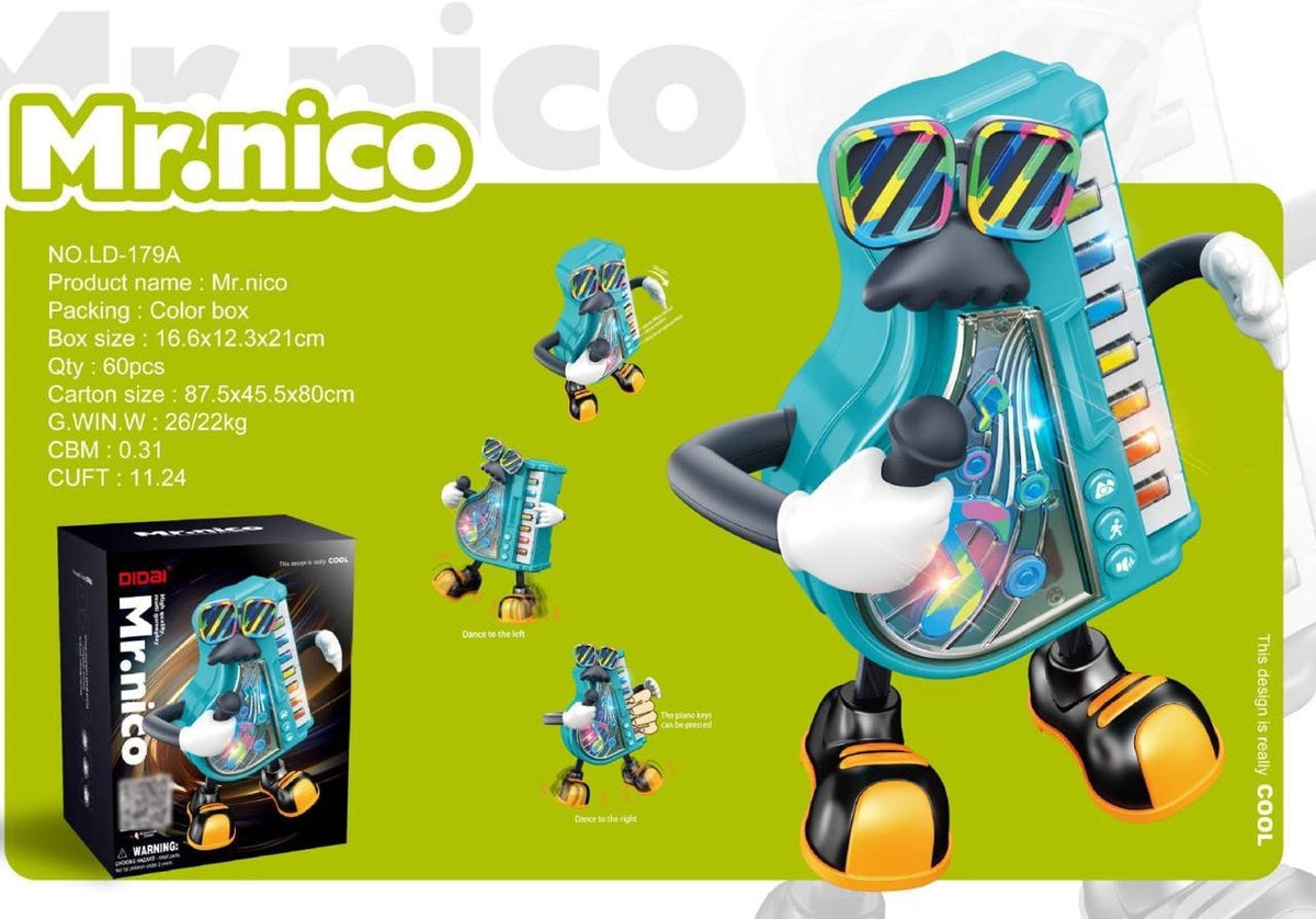 Mr. Nico Dancing Robot with Lights & Music