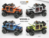1:24 Die-Cast Off-Road Jeep Wrangler Style with Open Doors