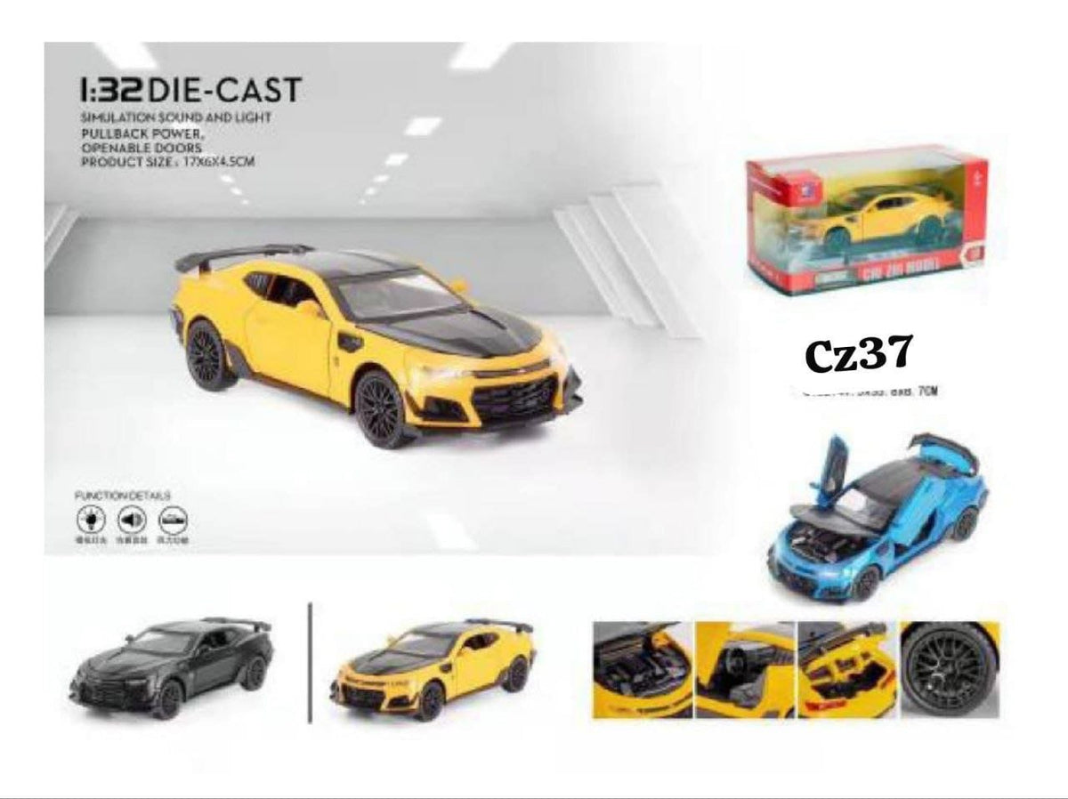 1:32 Die-Cast Chevrolet Camaro Muscle Car with Light & Sound