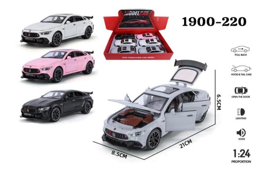 1:24 Die-Cast Mercedes AMG GT Sedan with Light & Sound