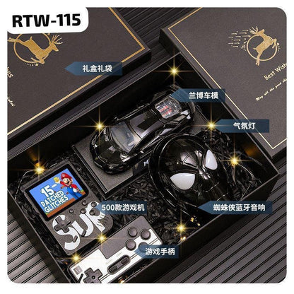 Premium Gift Box - Game Console, Car & Spider Speaker