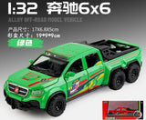 1:32 Die-Cast 6x6 Off-Road Pickup Truck
