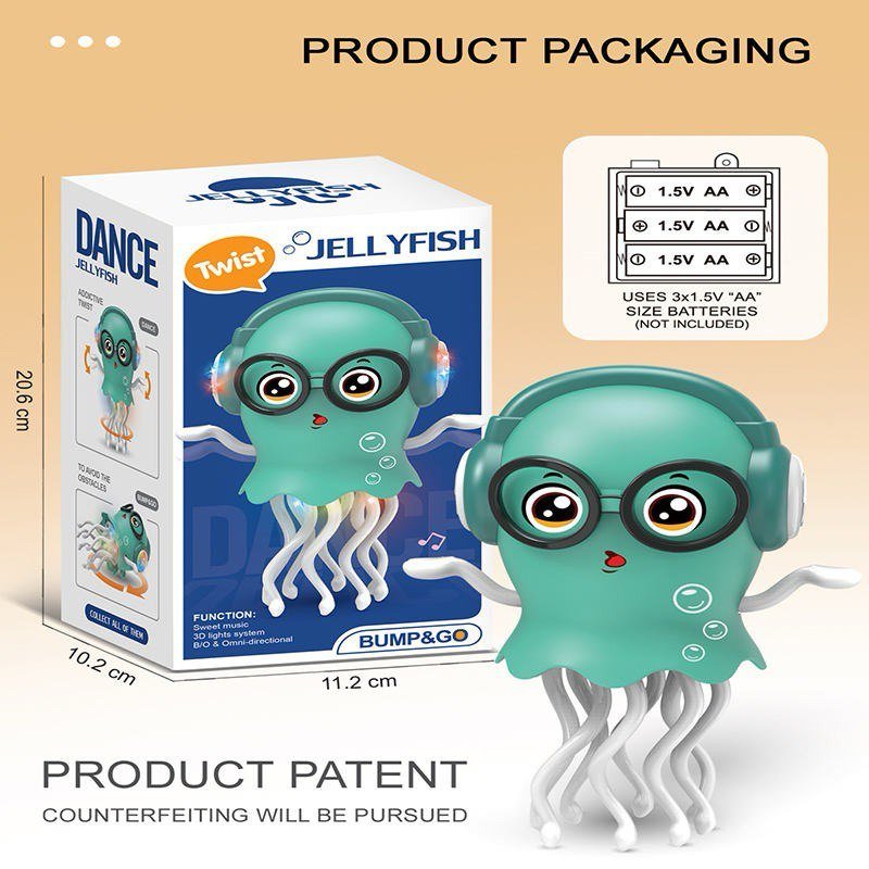 Dancing Jellyfish Toy with Lights & Music