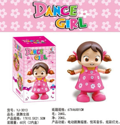 Dance Girl Doll Toy with Lights & Music