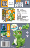 Stunt Dinosaur with 360° Rotating Ball & Lights