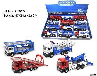 City Vehicle Tow Truck / Car Carrier Toy