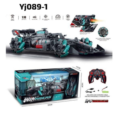 RC F1 Formula Racing Car with Lights & Spray