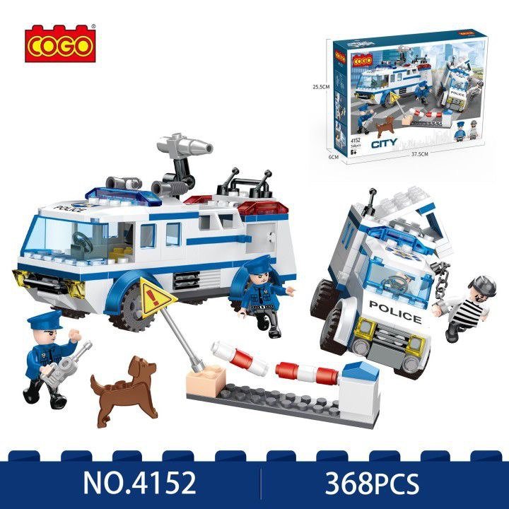 City Police Building Block Set (368 Pcs)