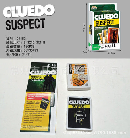 Cluedo Suspect Card Game