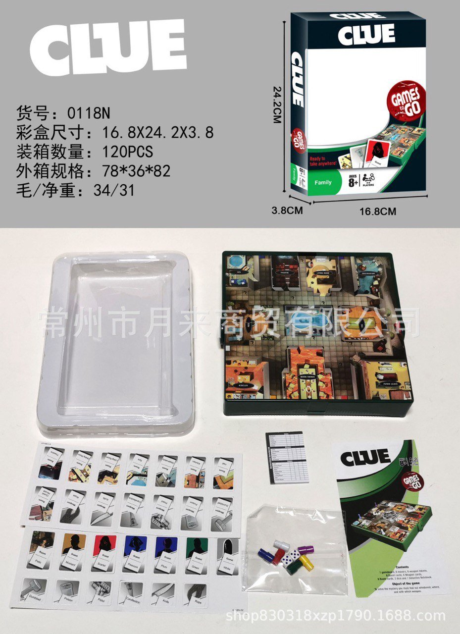 Clue Grab & Go Travel Mystery Game
