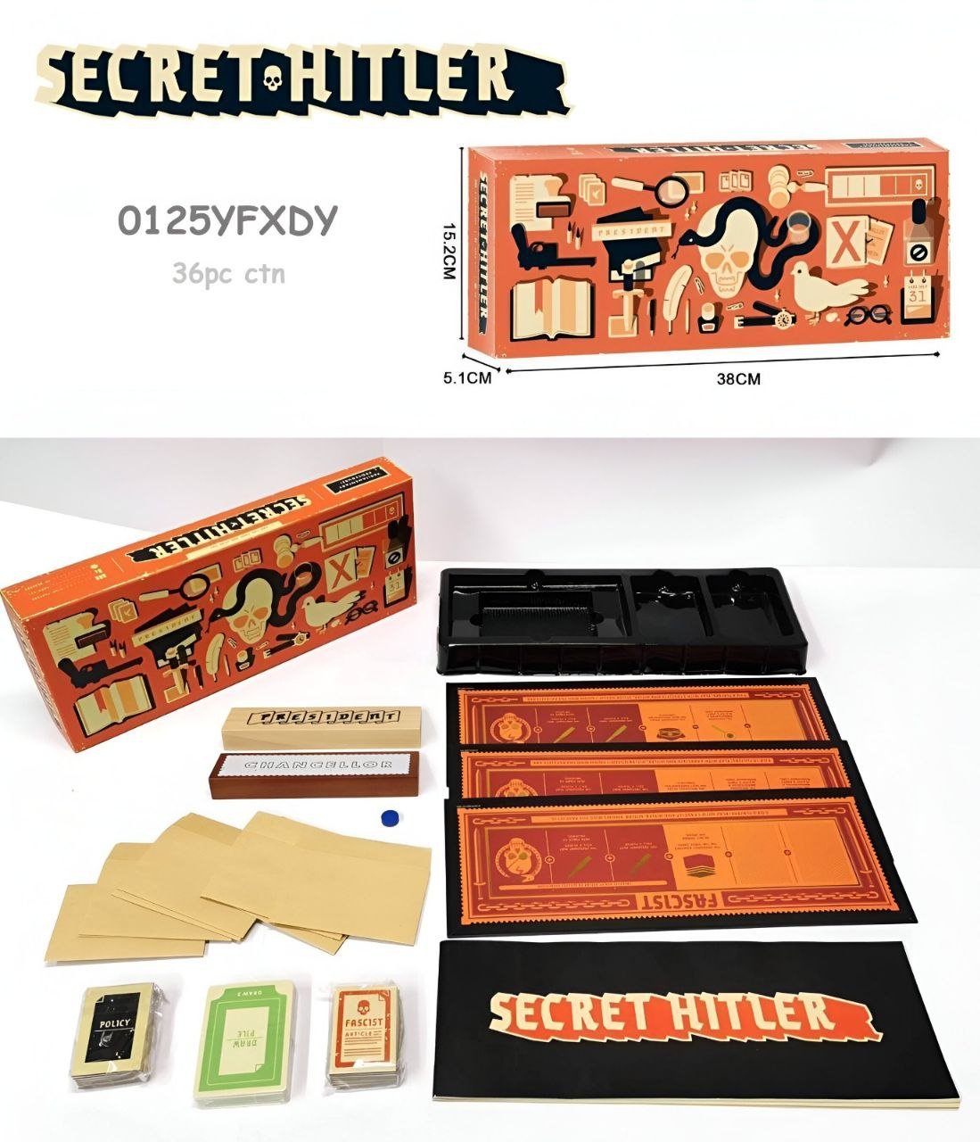Secret Hitler Social Deduction Game