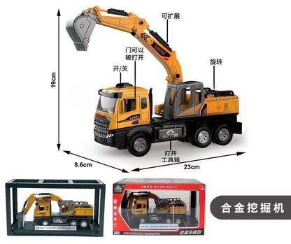 Alloy Excavator Truck with Opening Doors