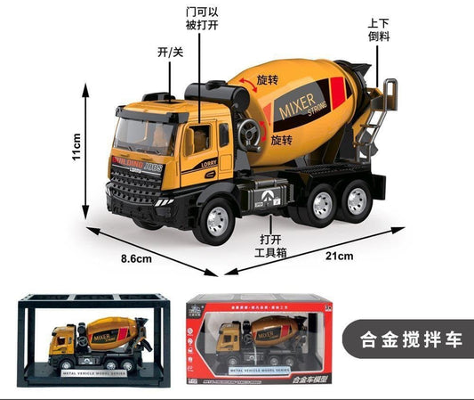 Alloy Concrete Mixer Truck with Opening Doors