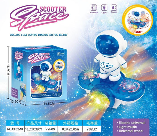 Space Scooter Astronaut Toy with Lights & Music