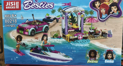 Besties Beach Holiday Building Block Set