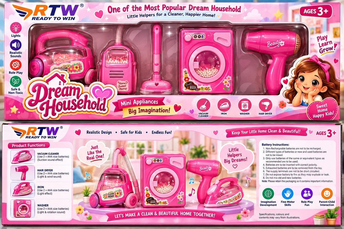 Dream Household Appliance Play Set (4 Pcs)