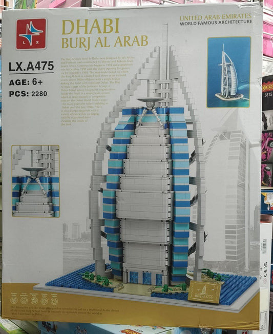 Burj Al Arab Dubai Building Block Set (2280 Pcs)