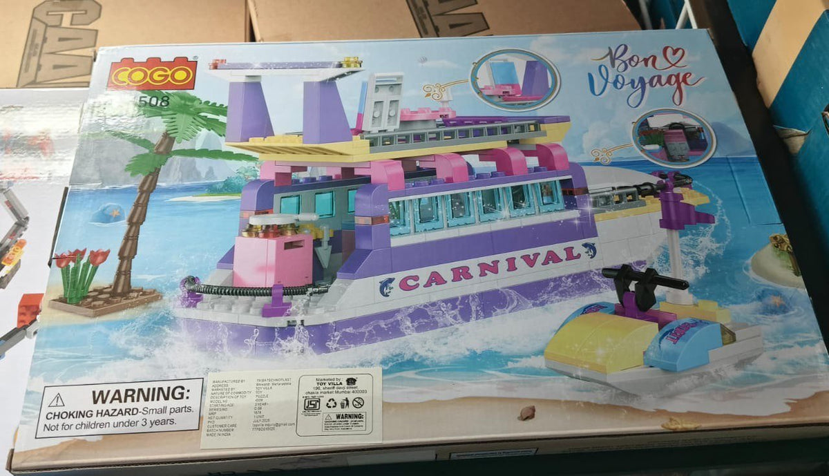 Carnival Cruise Ship Building Blocks