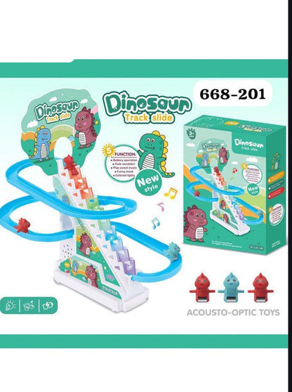 Dinosaur Track Slide Toy with Sound & Light