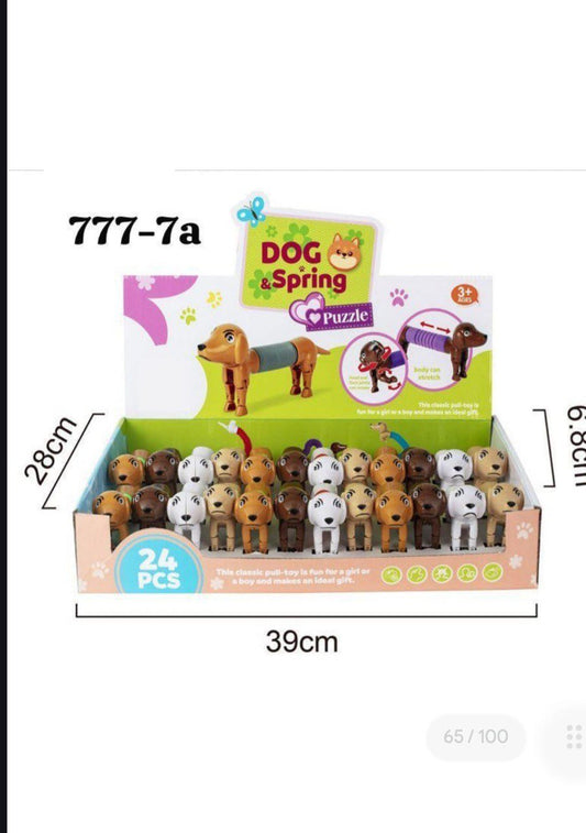 Stretchy Spring Dog Toy