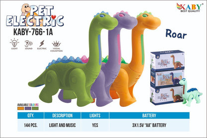 Electric Pet Dinosaur with Lights & Roar
