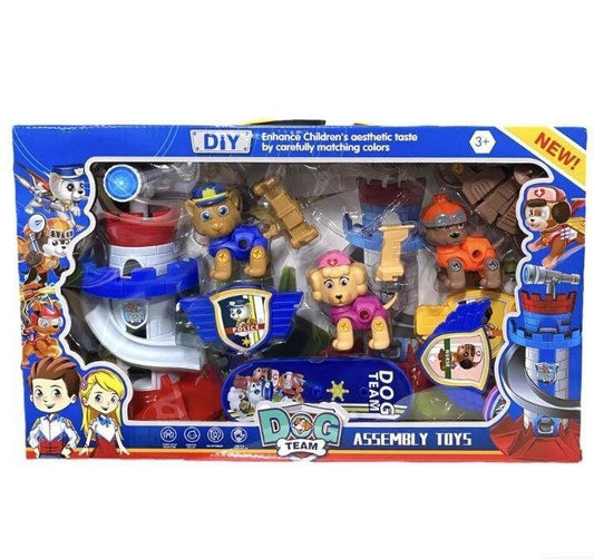 DIY Dog Patrol Assembly Toy Set