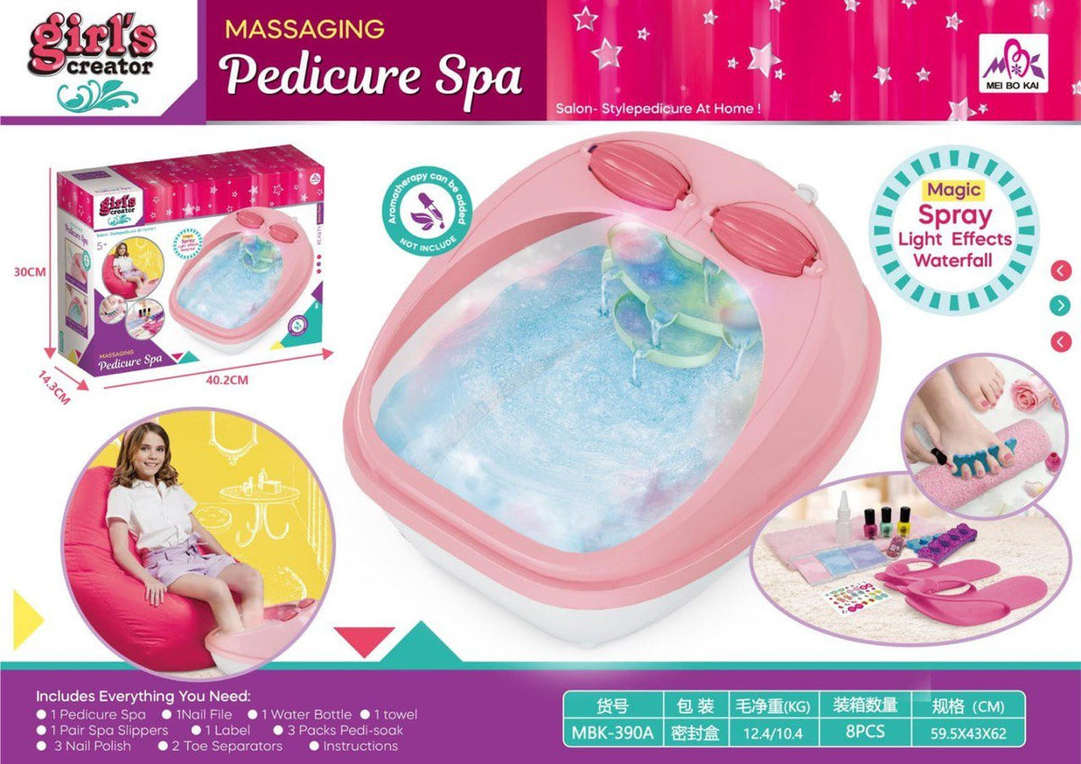 Massaging Pedicure Spa Play Set for Girls