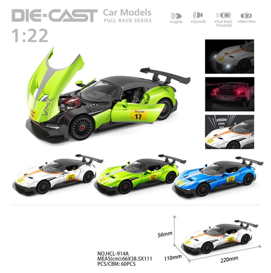 1:22 Die-Cast Aston Martin Racing Supercar