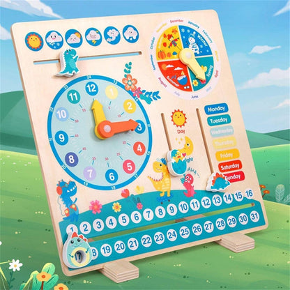 Wooden Learning Clock Board