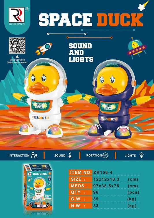 Dancing Space Duck with Sound & Lights