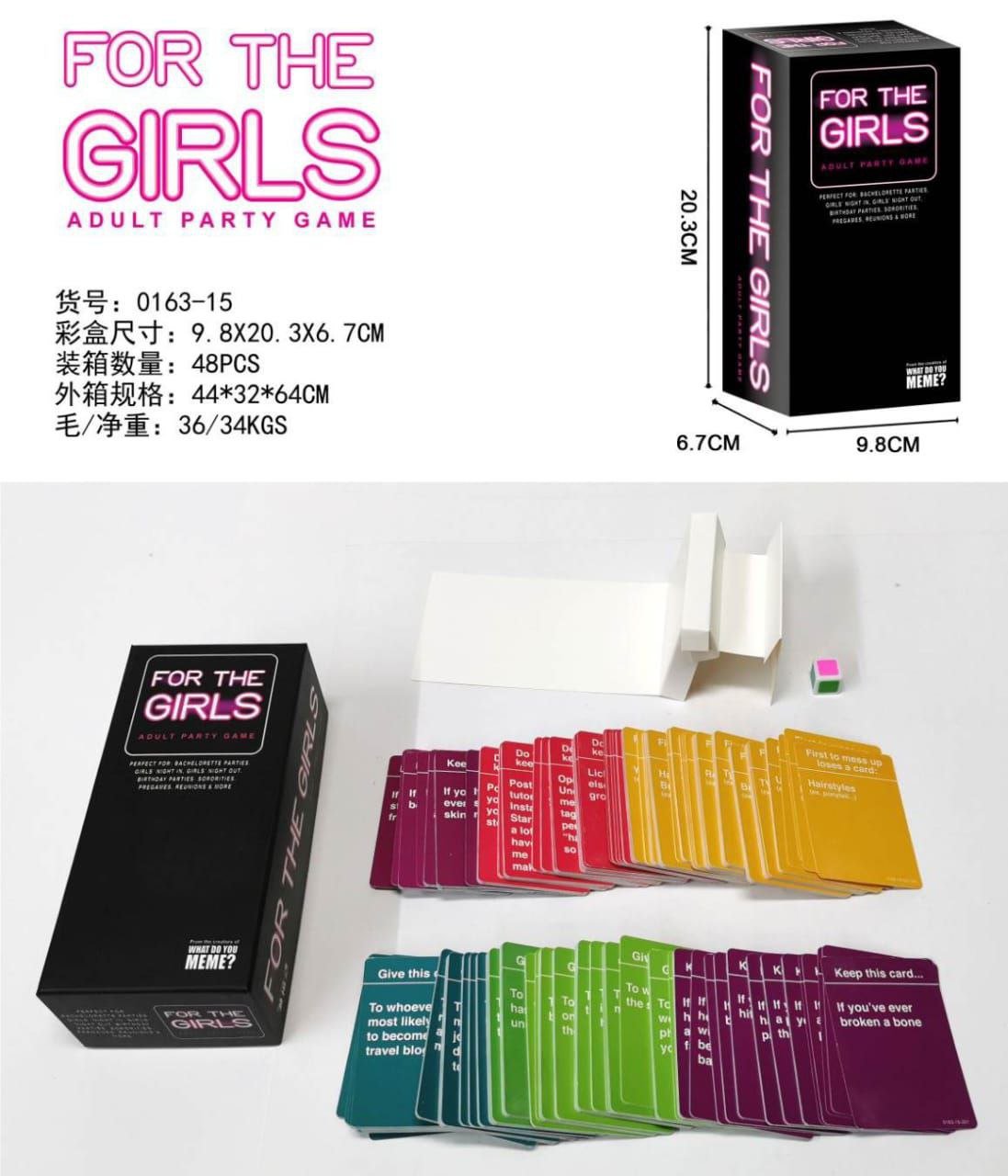 For The Girls Adult Party Card Game