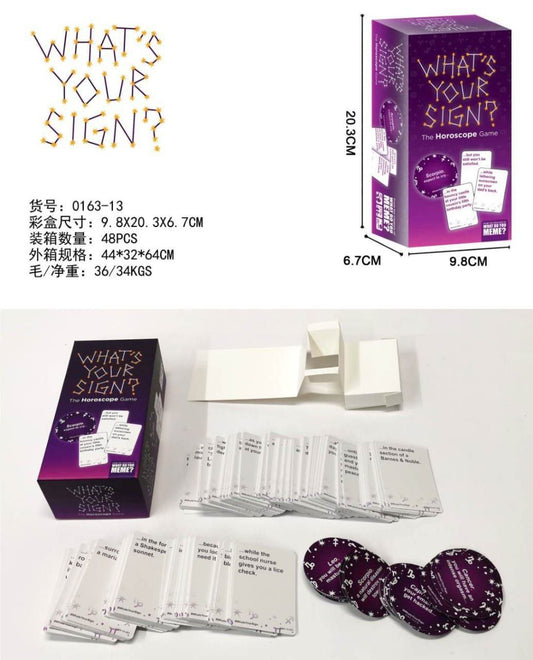 What's Your Sign? Zodiac Party Card Game