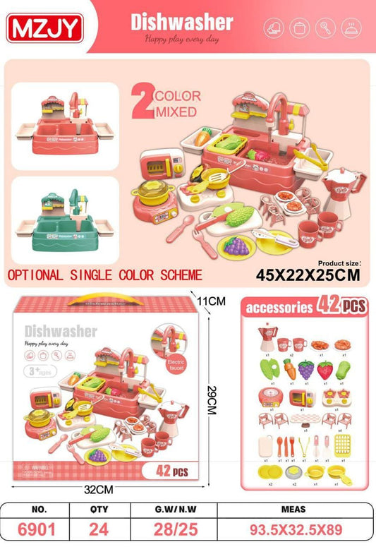 Dishwasher Play Set (42 Pcs)