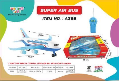 RC Super Air Bus Plane Car with Light & Sound