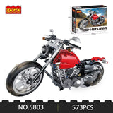 Tech-Storm Heavy Motorcycle Building Blocks (573 Pcs) - 5803