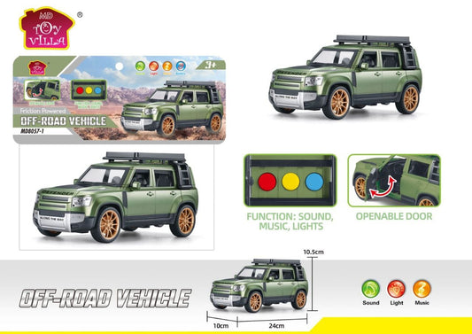 Off-Road Defender SUV with Light & Music