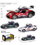1:22 Die-Cast Porsche Rally Racing Car