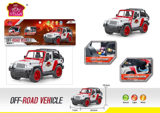 Off-Road Jeep with Light & Music