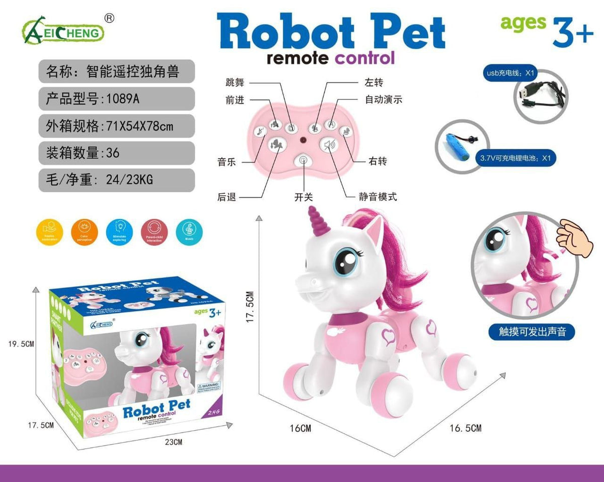 RC Robot Pet Unicorn Dog
