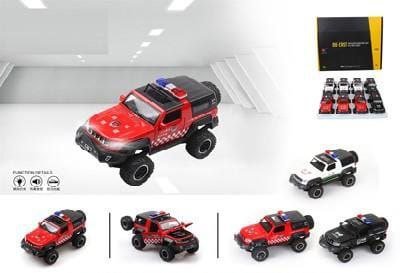 Die-Cast Off-Road Police Jeep with Light & Sound