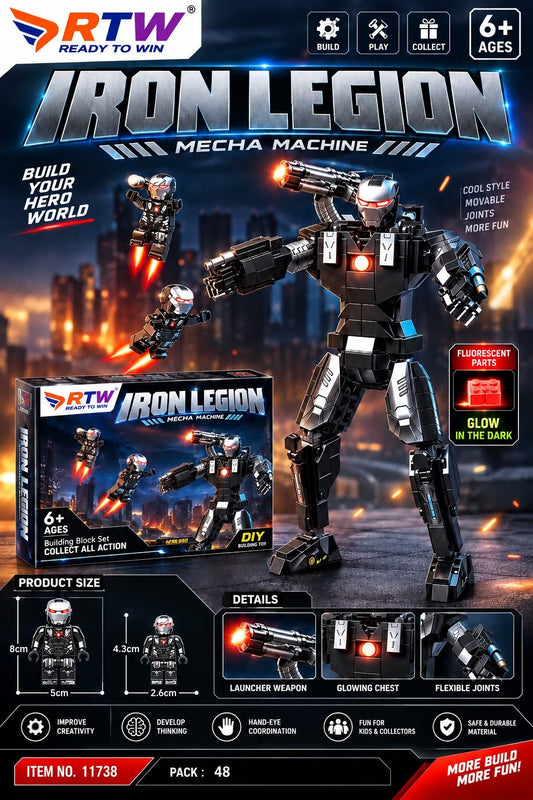 Iron Legion Mecha Machine Building Blocks