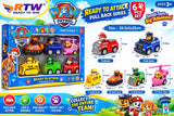 Dog Patrol Ready to Attack Pull Back Vehicle Set (6 Pcs)