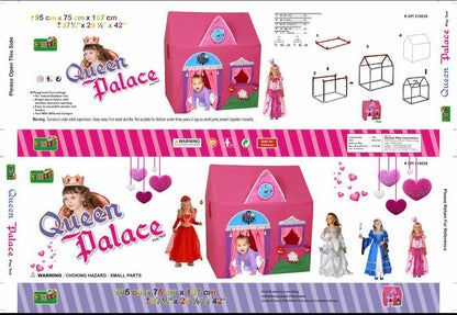 Queen Palace Kids Play Tent House
