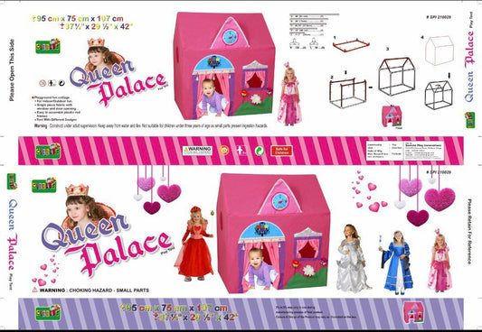 Queen Palace Kids Play Tent House