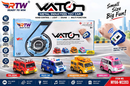 Metal Induction Watch Control Toy Car
